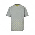 Gradient Monogram T-Shirt | Heather Grey & Yellow