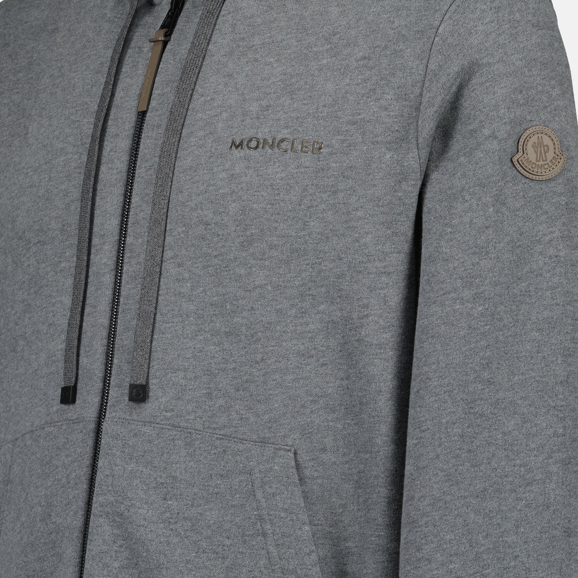Gray Zipped Sweatshirt
