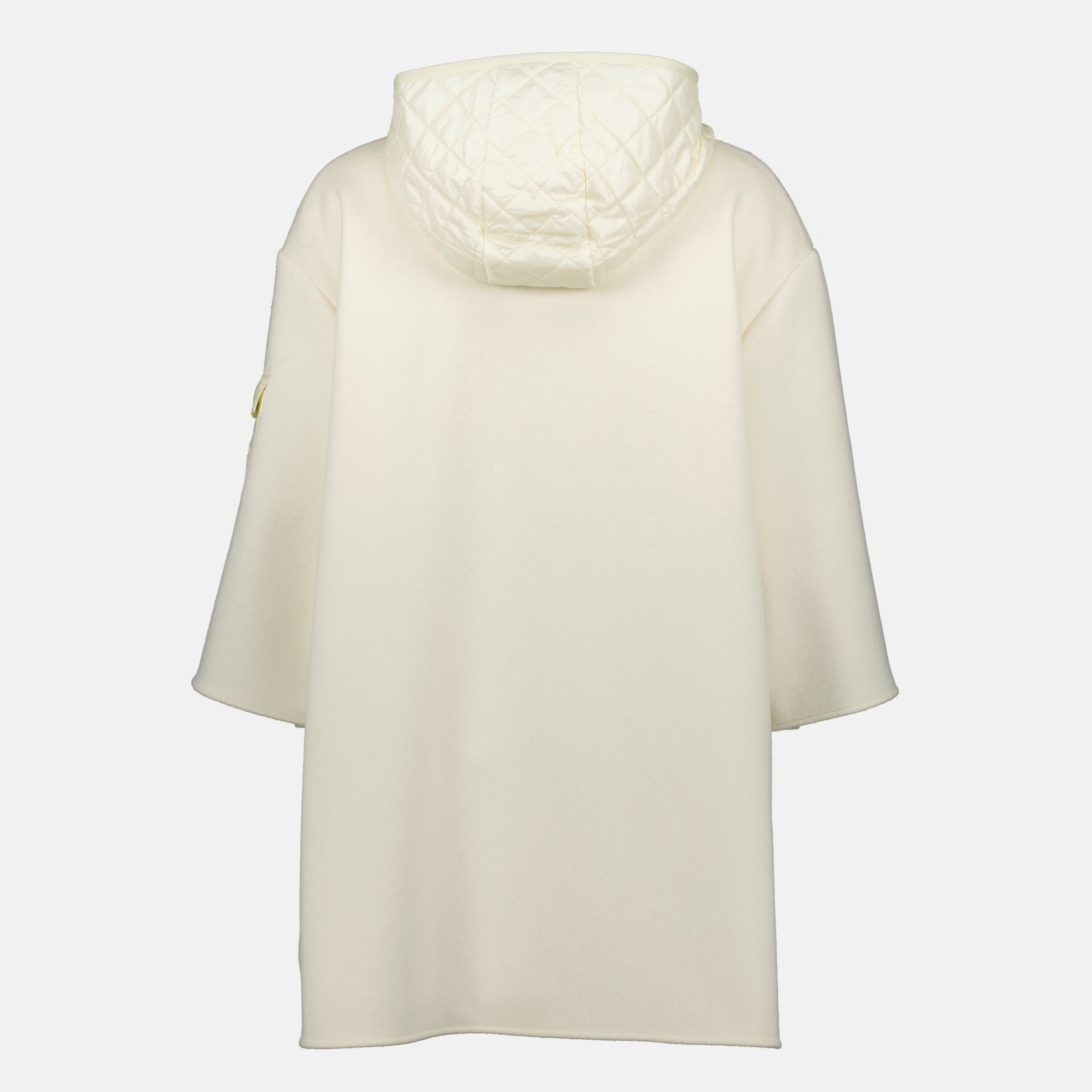 Zipped Wool Cape