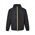 Vintage Check Trim Hooded Jacket | Black