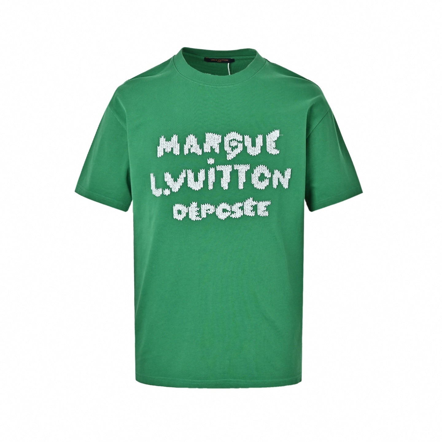 Textured Heritage Logo T-Shirt | Green