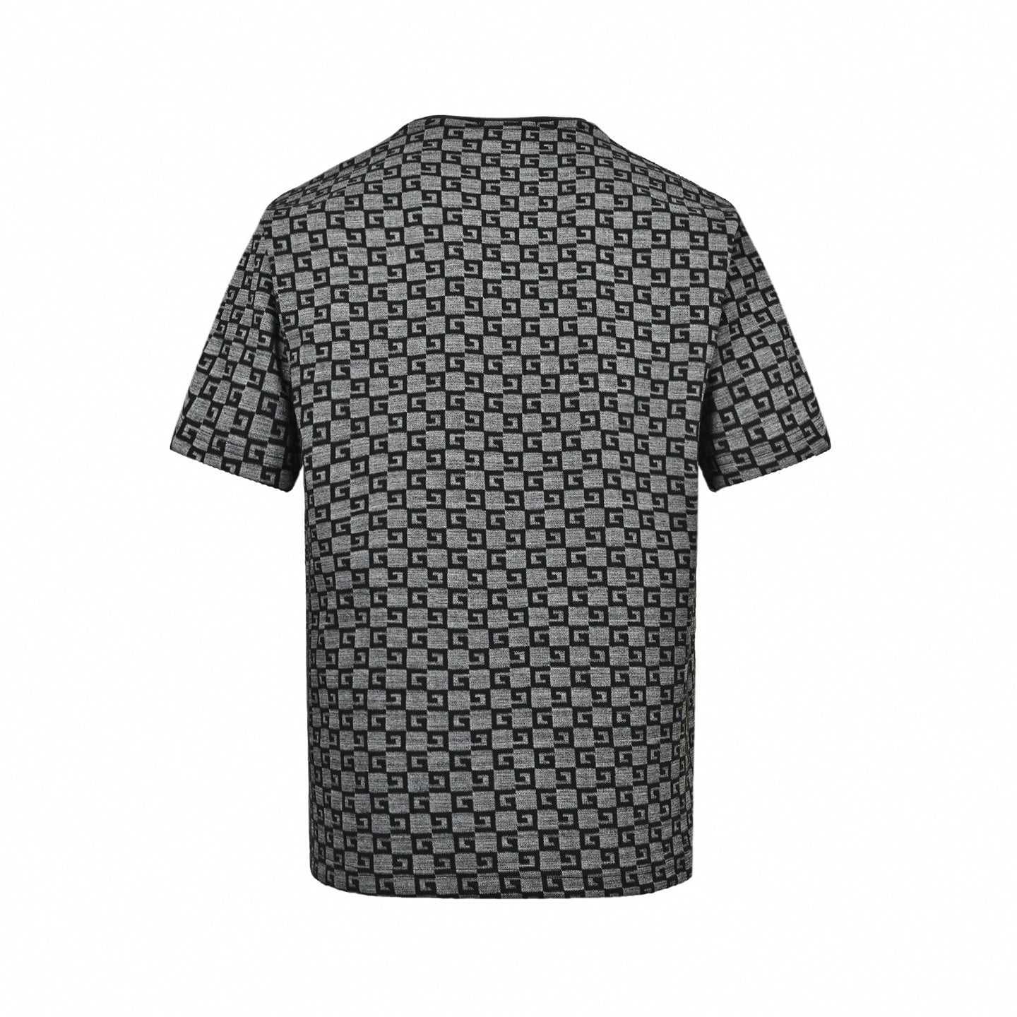 4G Checkerboard Knit T-Shirt
