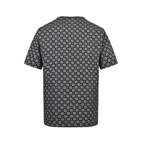4G Checkerboard Knit T-Shirt
