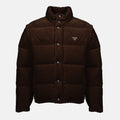 Brown Corduroy Puffer Jacket