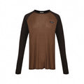 Contrast Raglan Long Sleeve | Brown