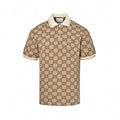 GG Monogram Polo Shirt | Camel & Brown