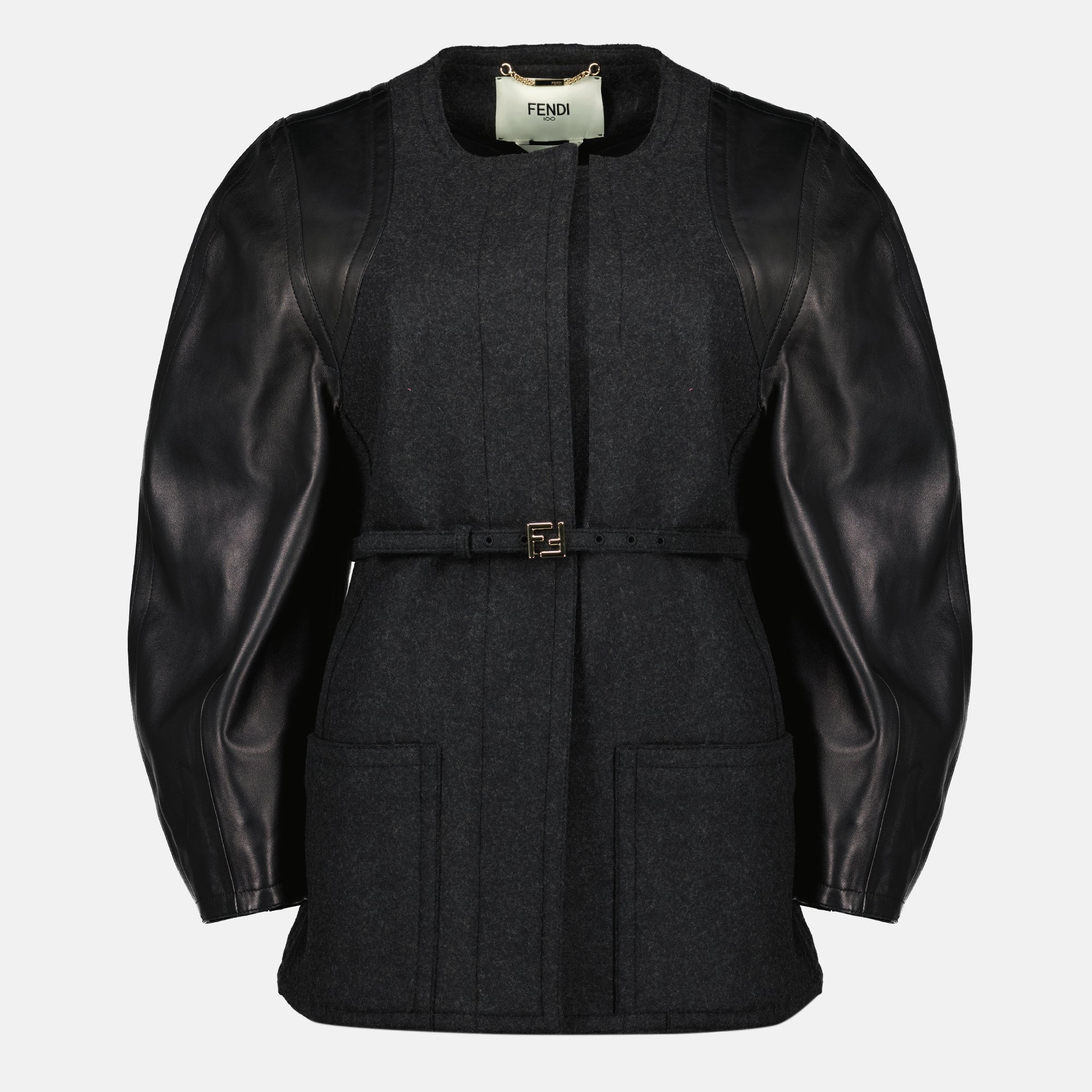 Wool and Leather Jacket