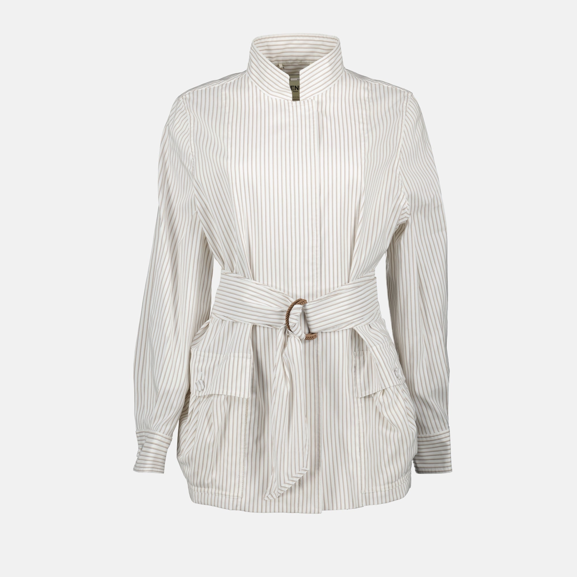 Fitted Striped Jacket