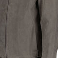 Leather bomber