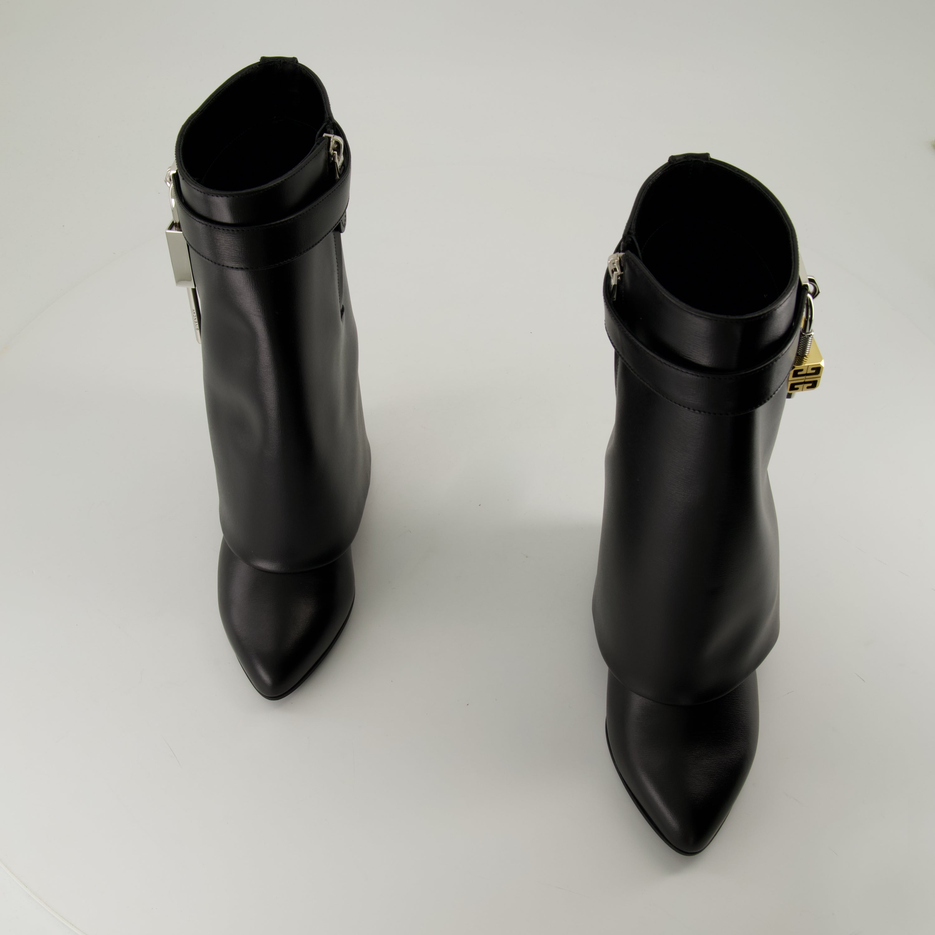Shark Lock Ankle Boots