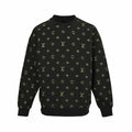 Textured Monogram Crewneck Sweatshirt