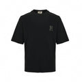 Lambskin Horse Cutout H Logo T-Shirt