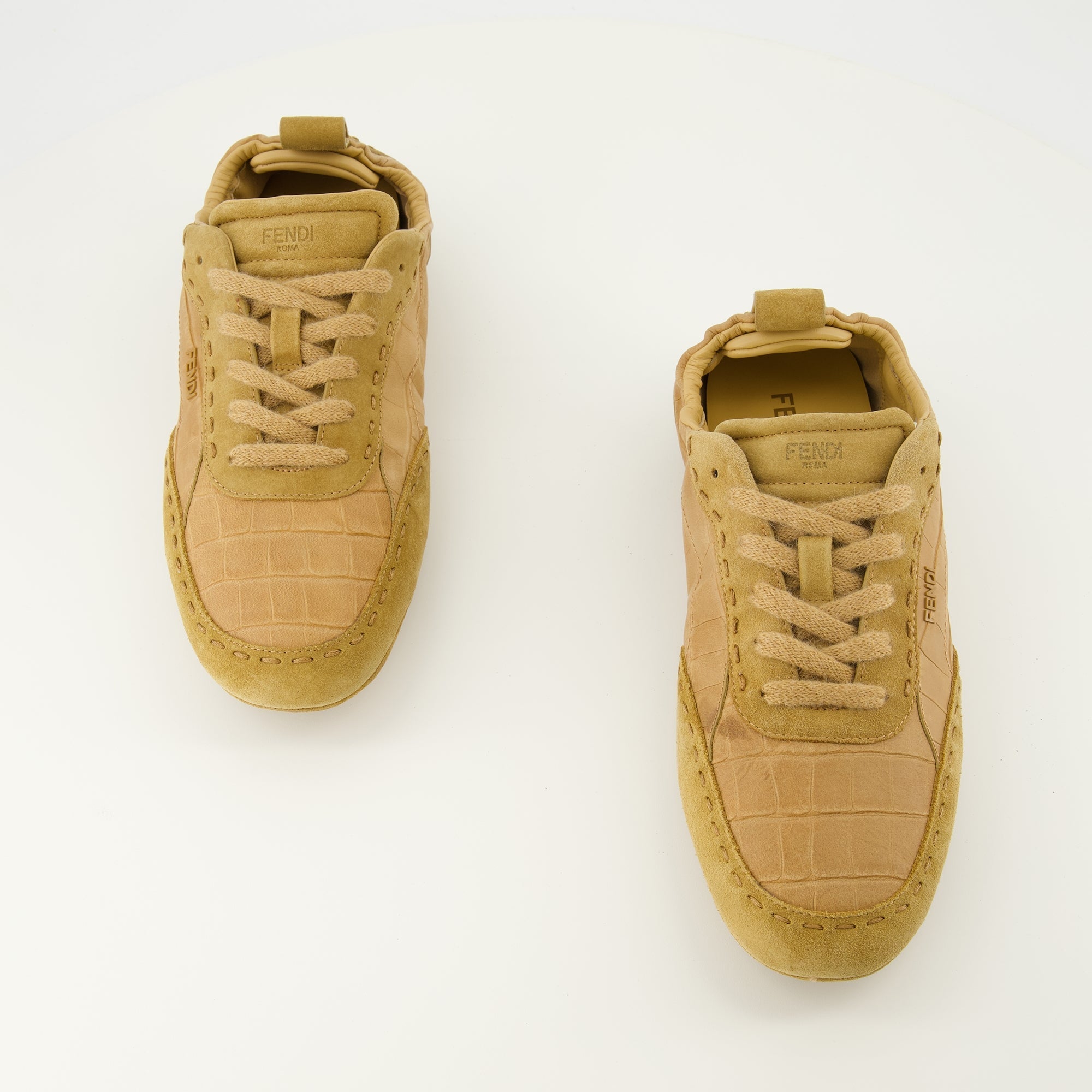 Fendi Fit Brown Sneakers