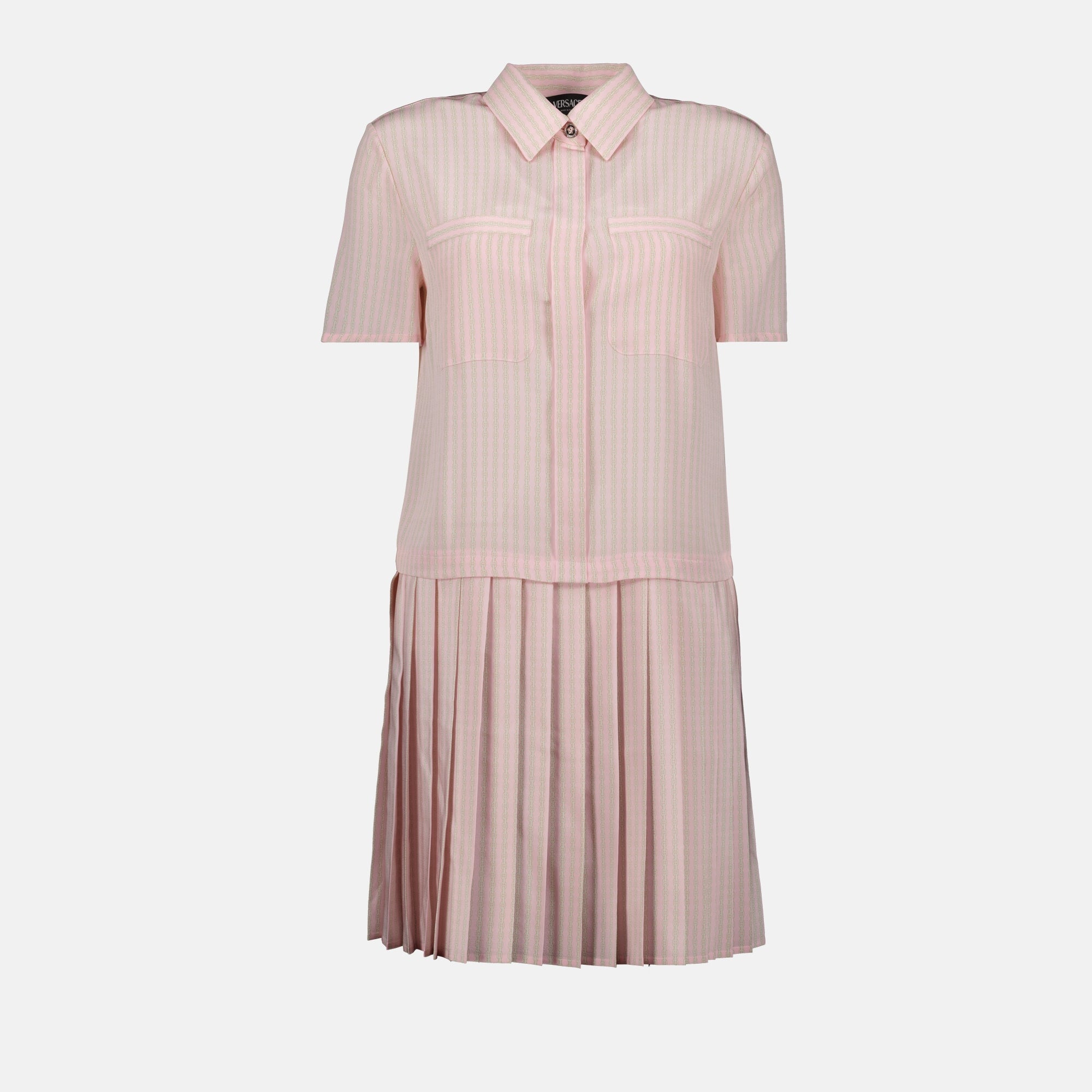 Silk Shirt Dress