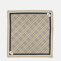 Checkered Silk Scarf