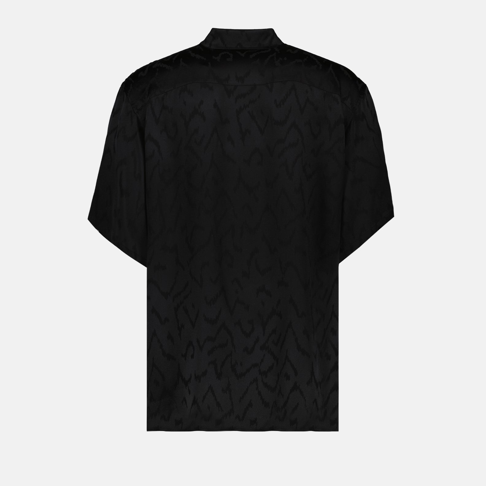 Oversized silk shirt