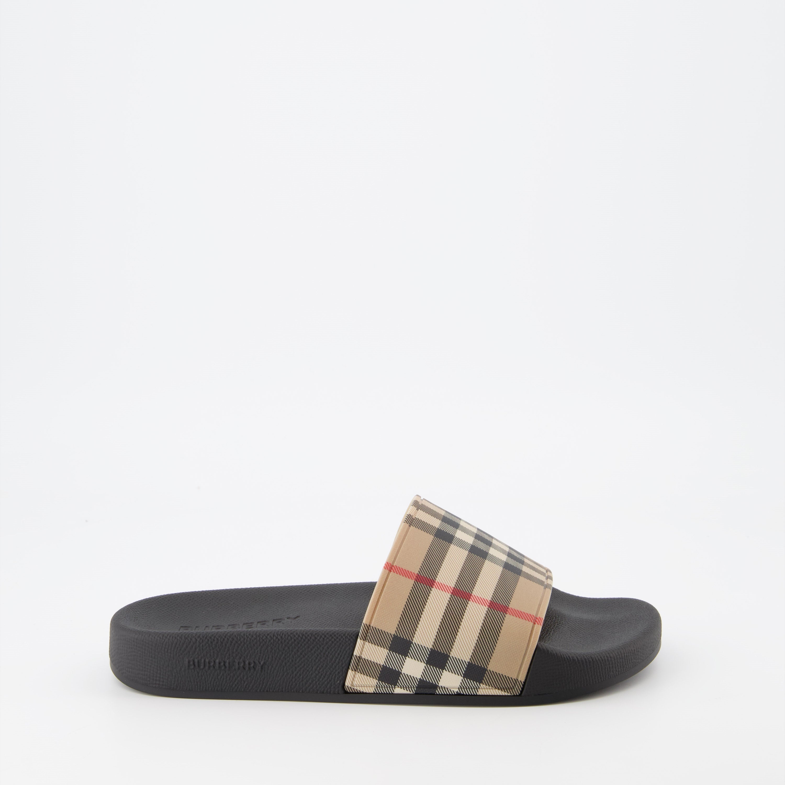 Checked Slippers