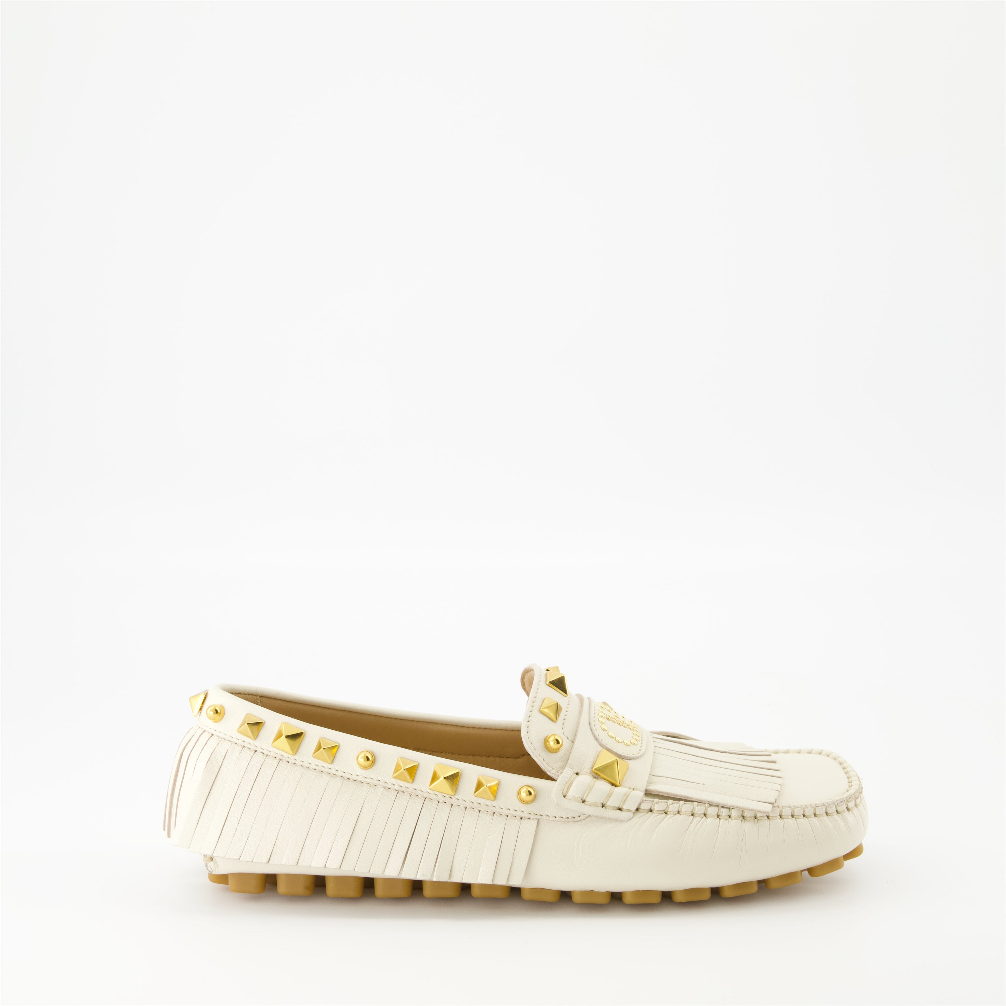 Fringed Moccasins Plaster Caster