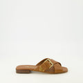 Brown Leather Sandals