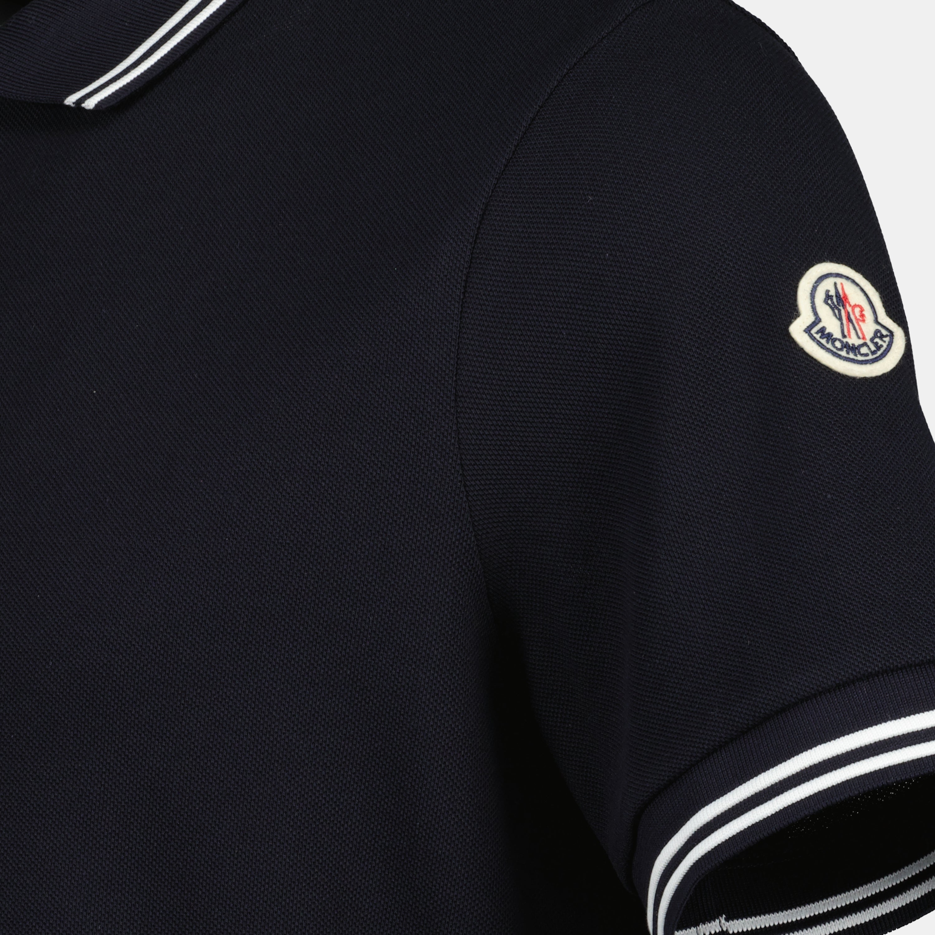 Striped Trim Polo