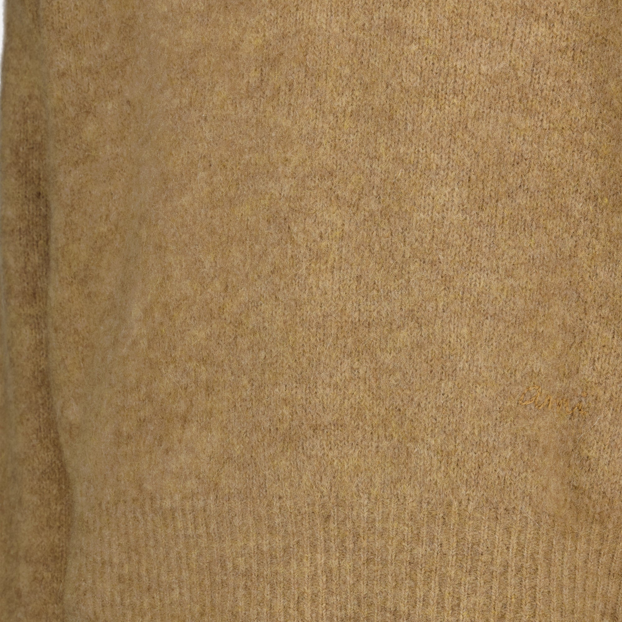 Brown Wool Polo