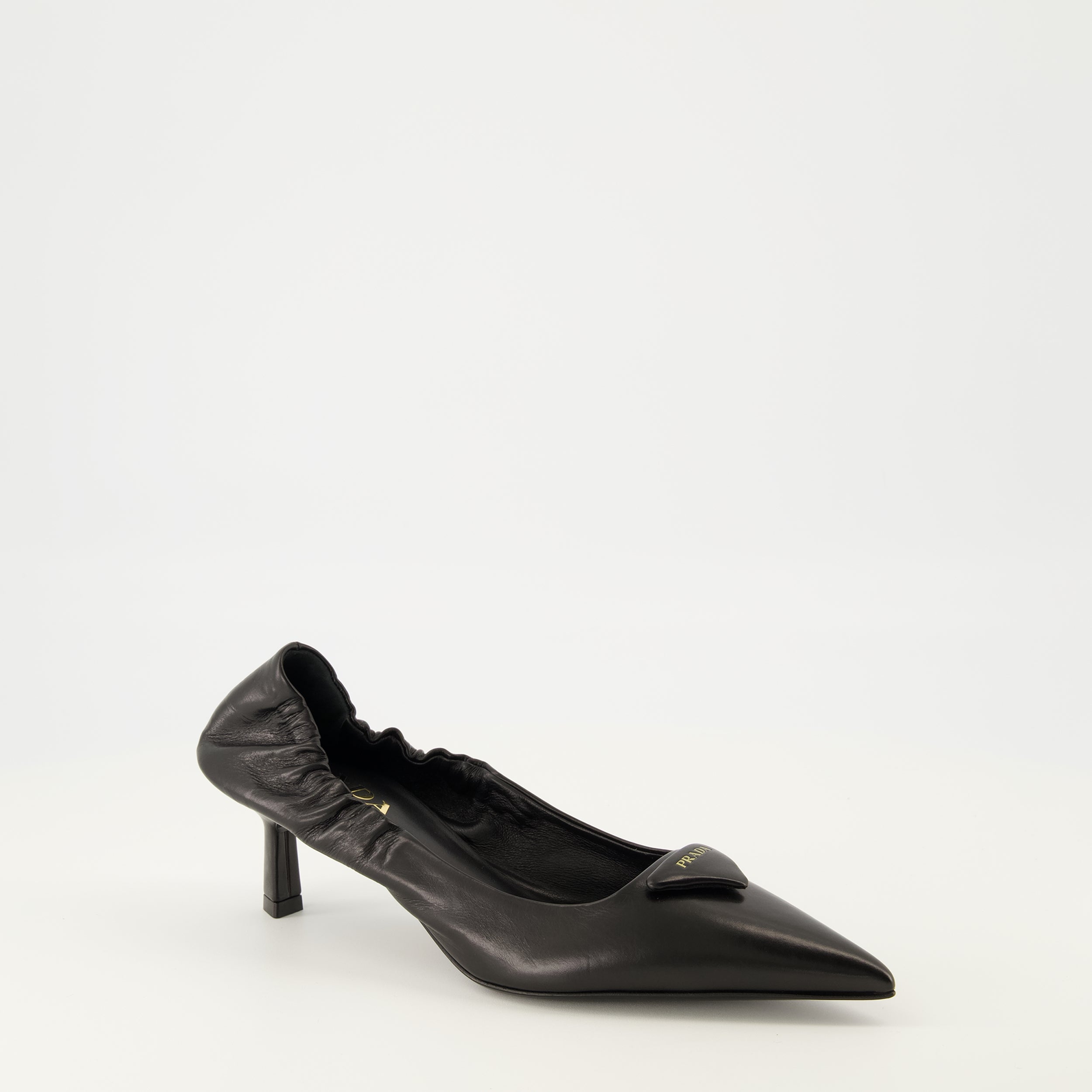 Worn Leather Pumps