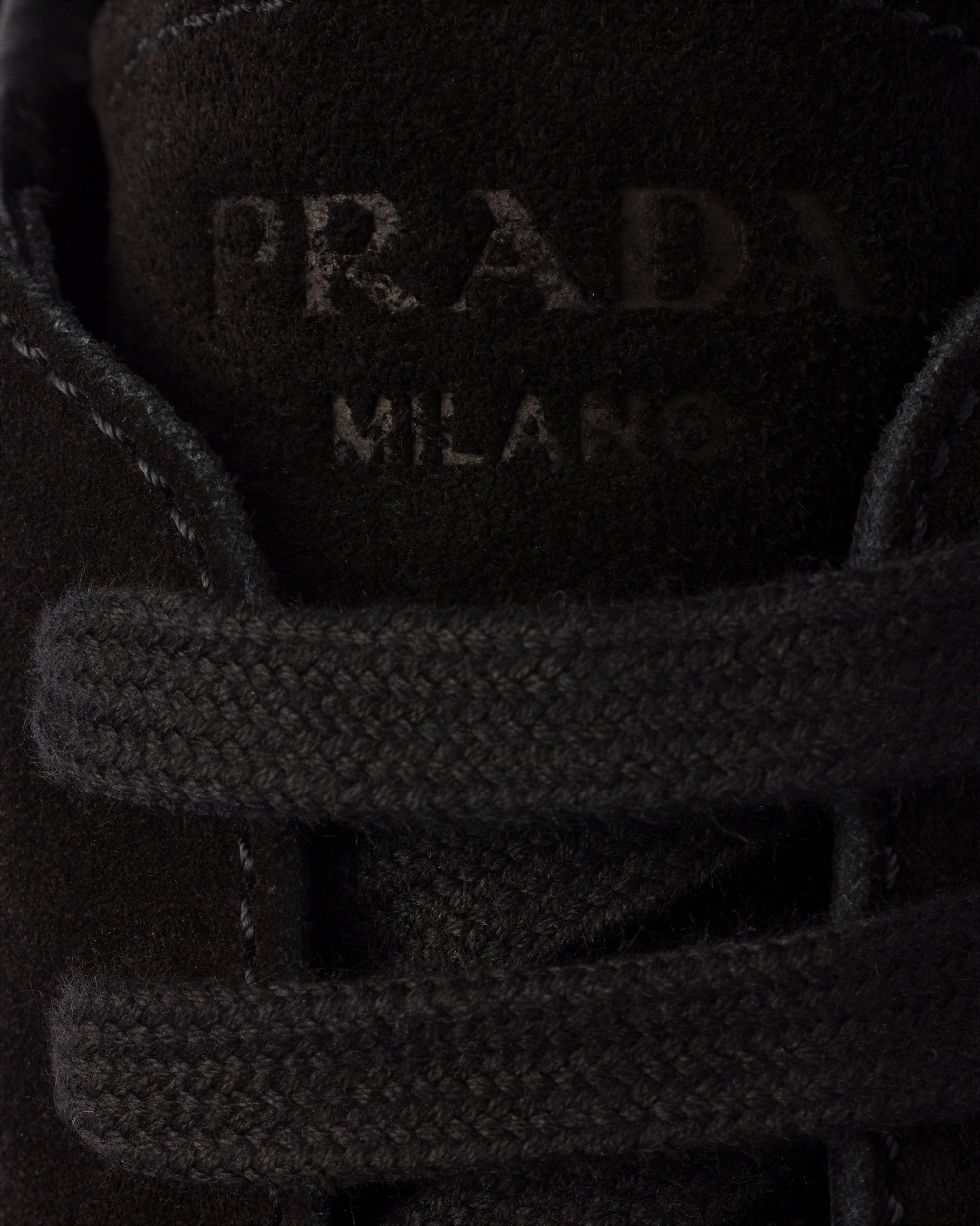 Prax suede and Re-Nylon sneakers