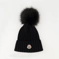 Wool Beanie with Pompom