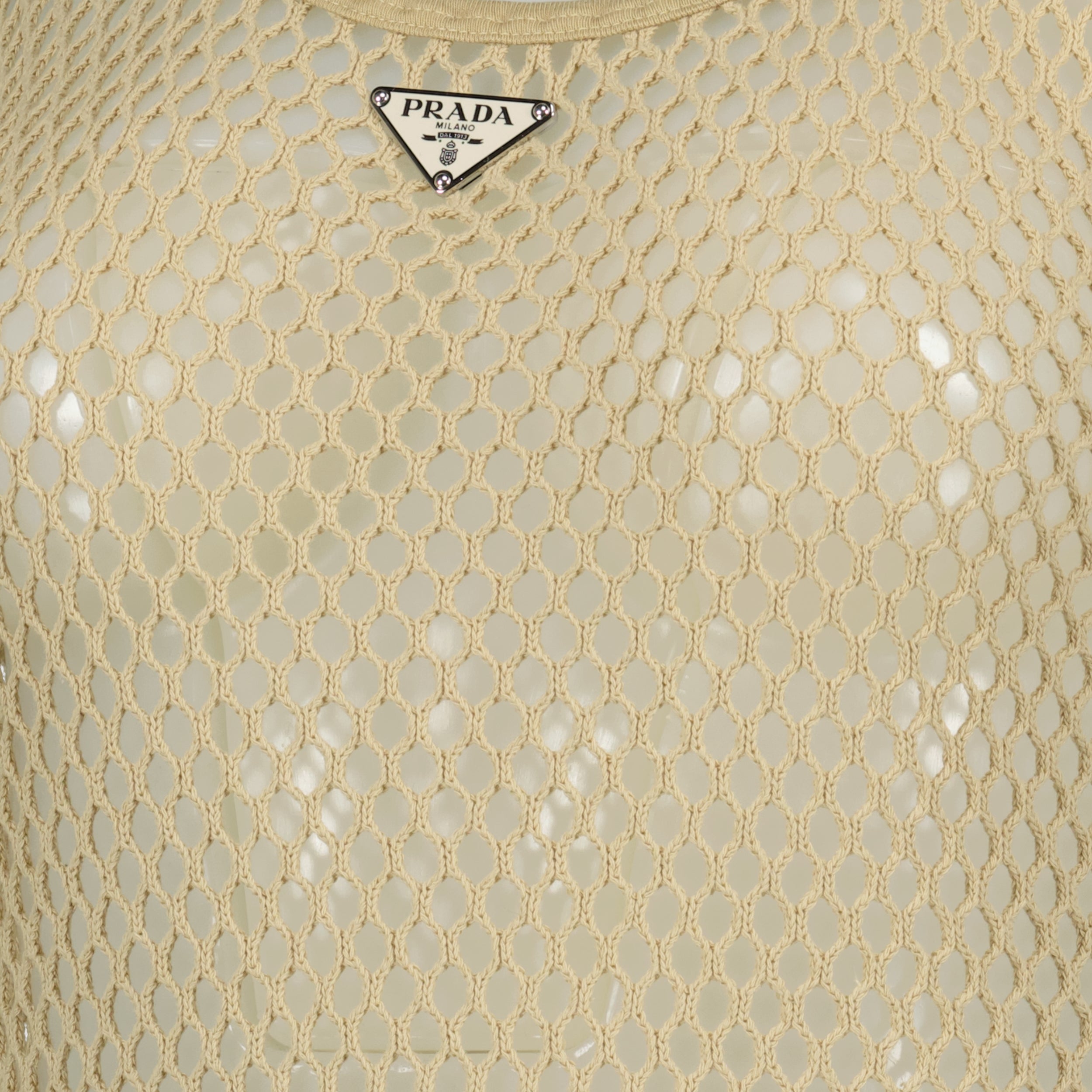 Cotton Mesh Tank Top