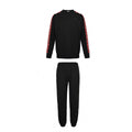 Check-Stripe Cotton Tracksuit