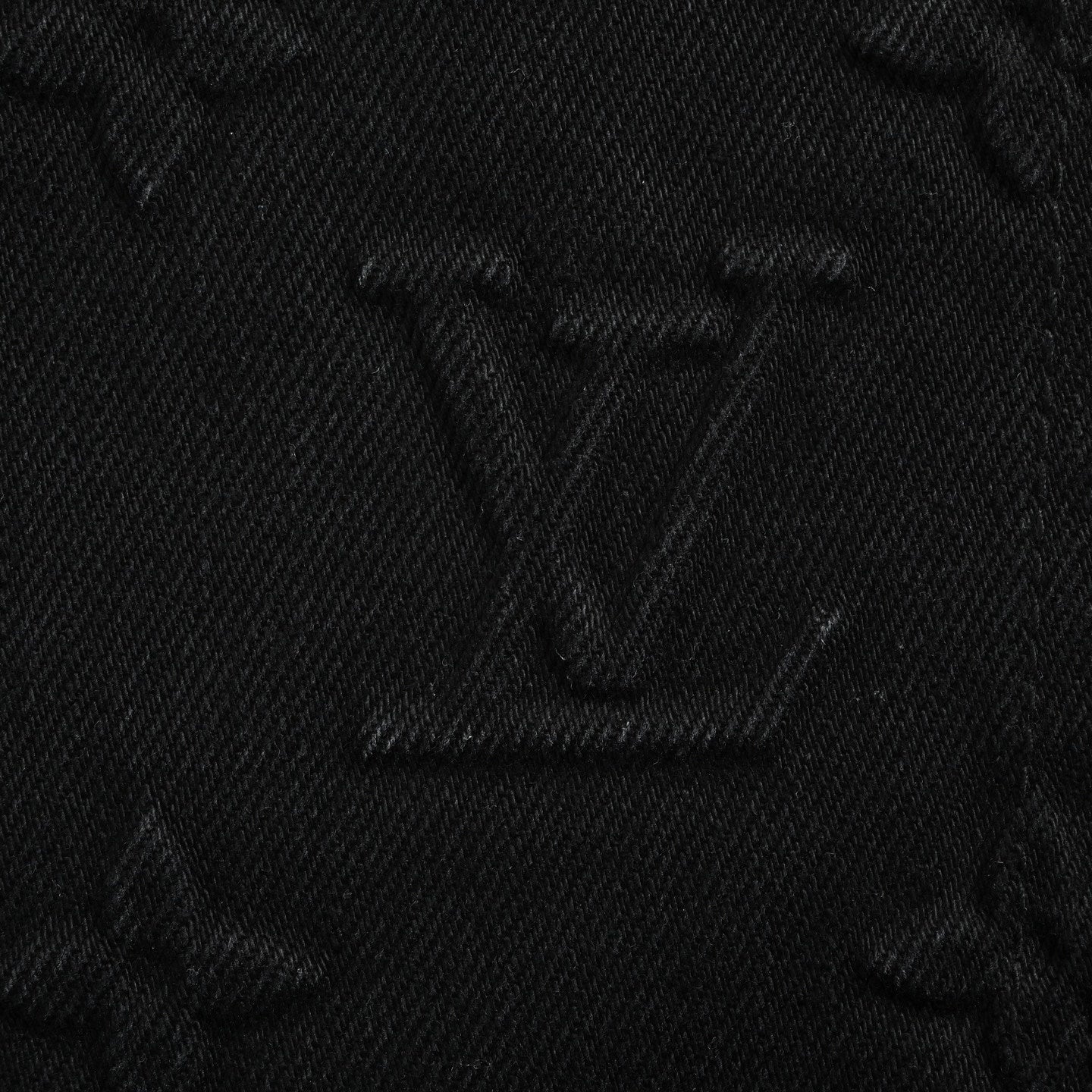 Embossed Monogram Carpenter Shorts | Black