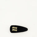 Black Velvet Hair Clip