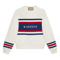 Vintage Star Logo Striped Sweatshirt