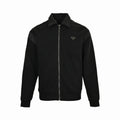 Panel Jersey Track Jacket | Black