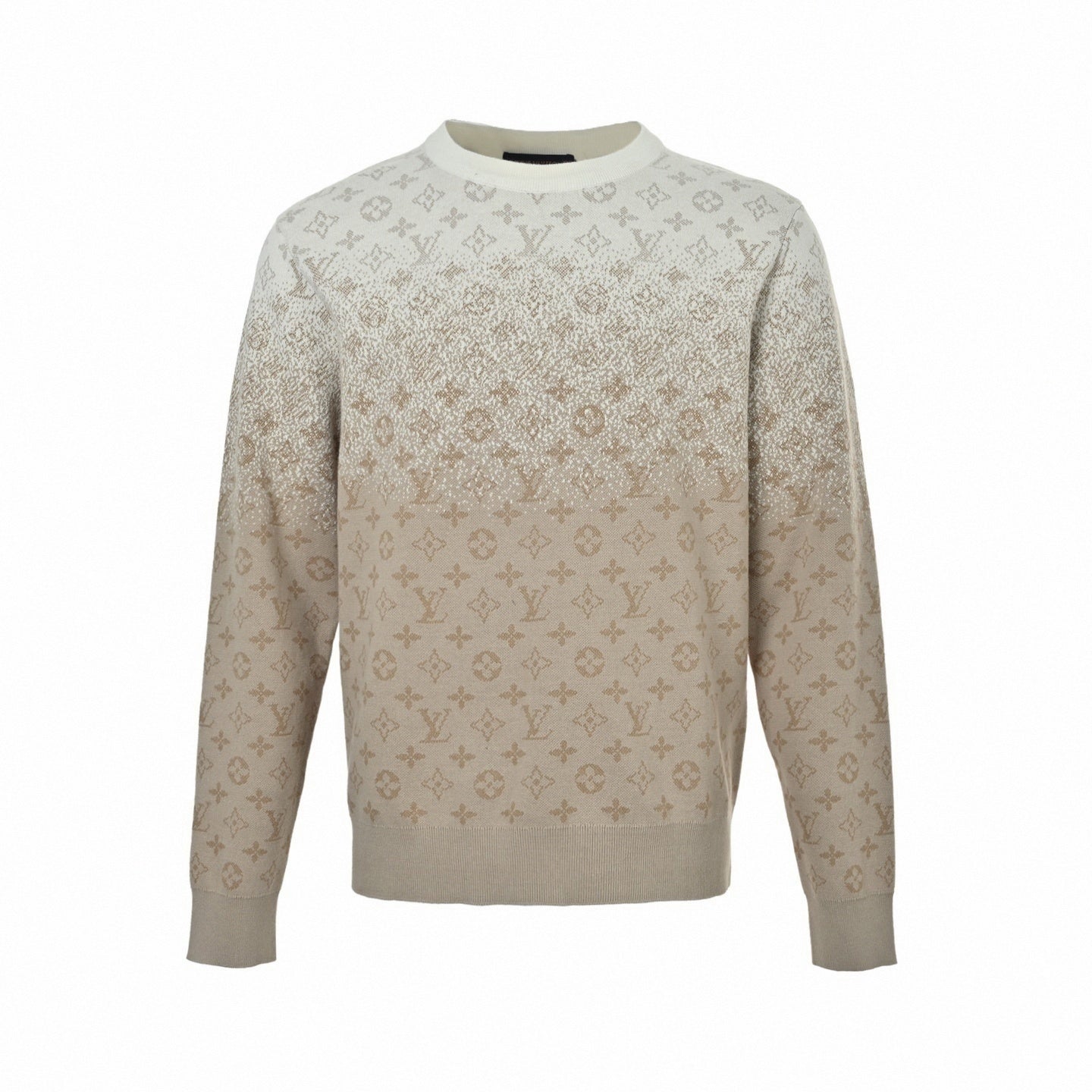 Gradient Monogram Cotton Crewneck